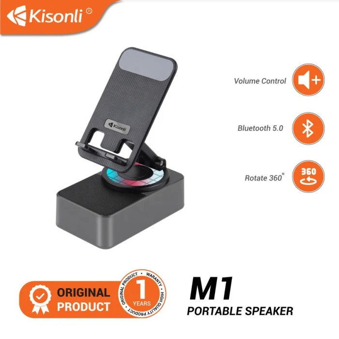 اسپیکر و پایه نگهدارنده موبایل کیسونلی مدل M1