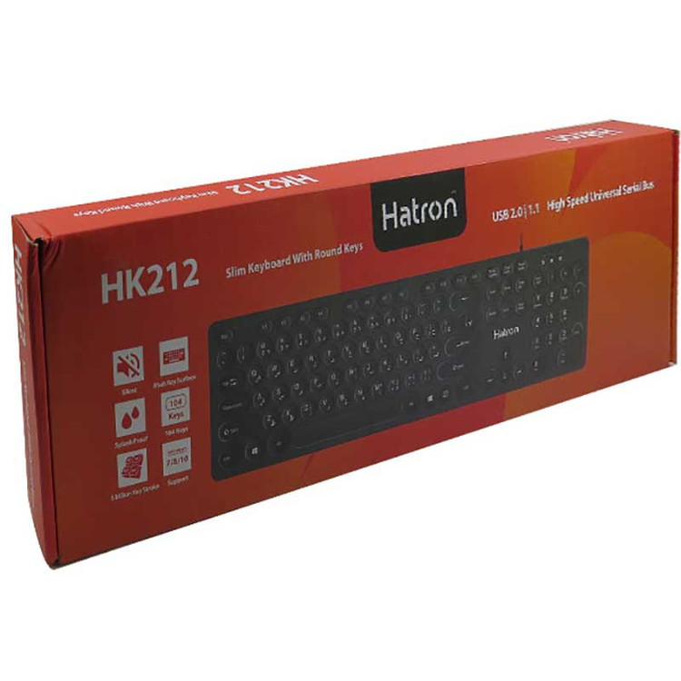 کیبورد سیمی هاترون HATRON مدل HK212