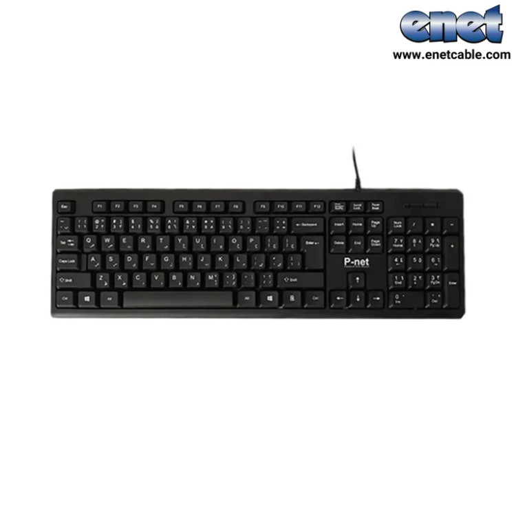 کیبورد سیم دار P-NET پی نت مدل KB.600