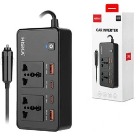 مبدل برق خودرو و شارژر هیسکا مدل CH-5519