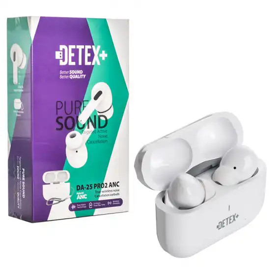 +airpods bluetooth da25 pro2 anc detex ايرپاد