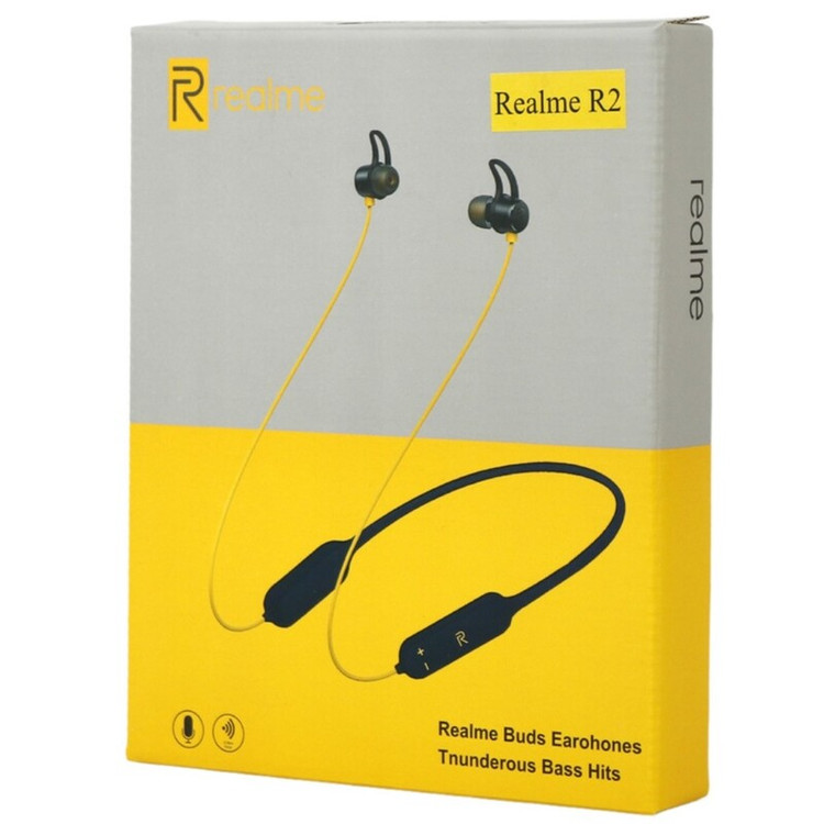 هندزفری بلوتوث دورگردنی و رم خور Realme R2