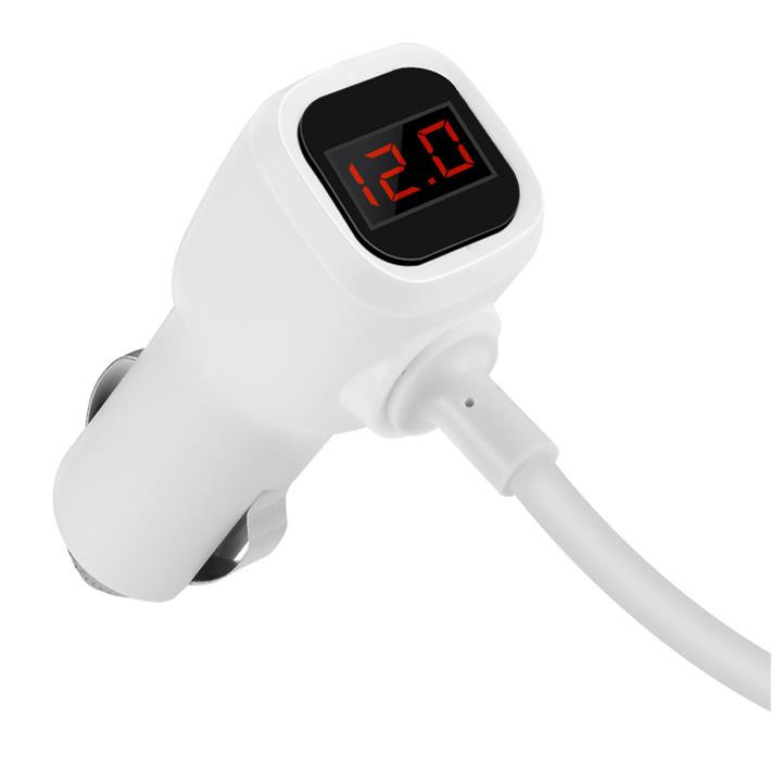 شارژر و تبدیل فندکی ماشین هوکو مدل Z13(Hoco Z13 LCD ONE-PULL-THREE Car Charger)