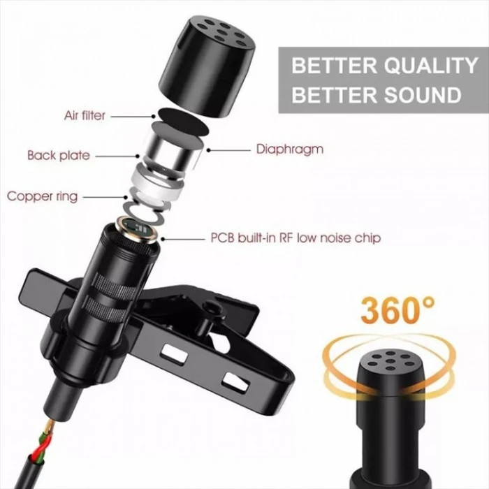 میکروفن یقه ای مدل GL-119