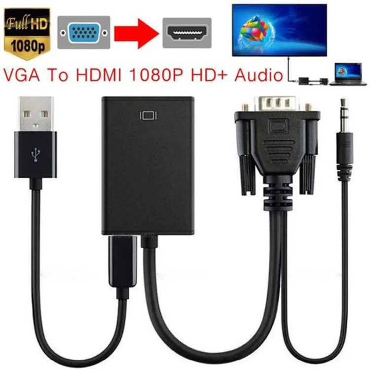 تبدیل VGA به HDMI انزو مدل VG-51