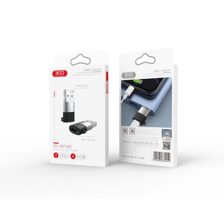 مبدل OTG USB به USB-C ایکس او مدل NB149e